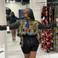 Patchwork Peplum